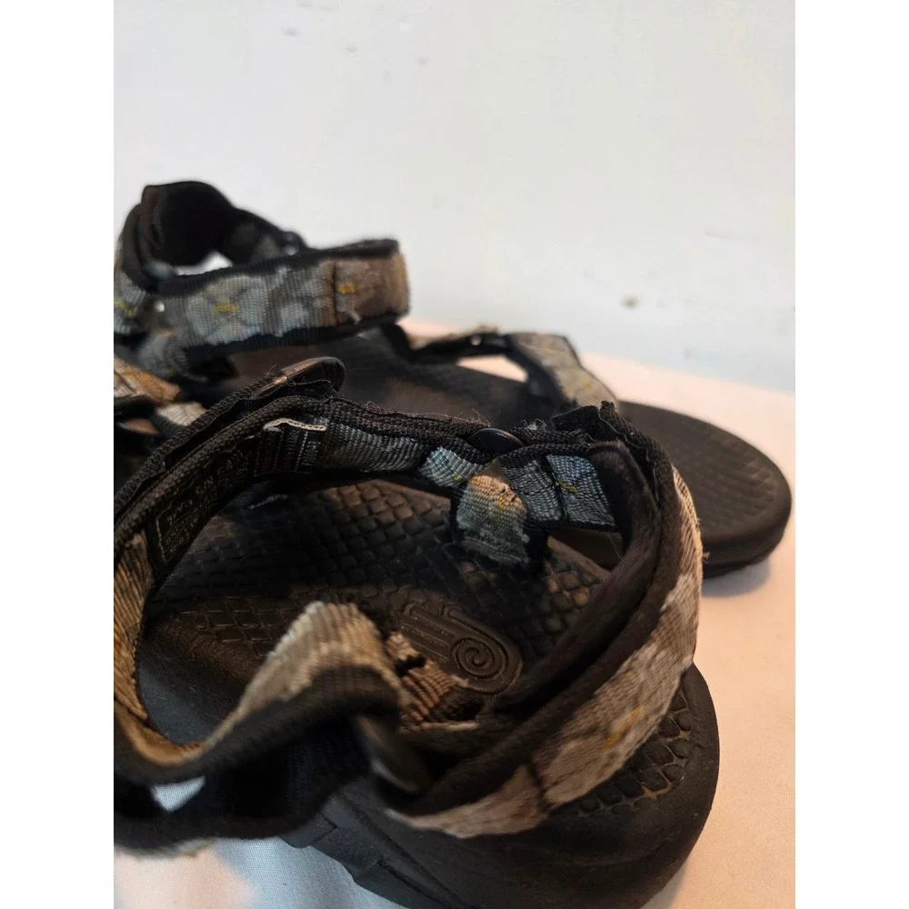 Teva Mens Hurricane XLT2 Sport Sandals Grey Black Geometric Pattern EU 40